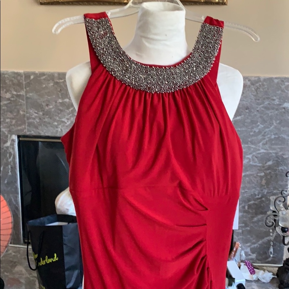 Gorgeous Red Full length Evening dress